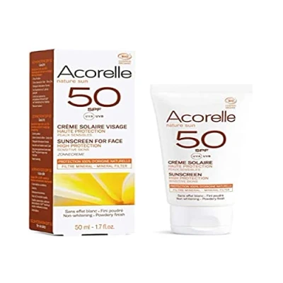 Imagen de Acorelle Crema Solar Facial SPF50, 50 ml