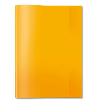 Imagen de HERMA 7494 Funda para cuaderno A4 transparente de color naranja