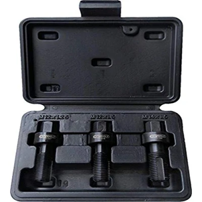 Imagen de KS Tools 150.1355 Juego de reparación roscas tuercas rueda, 3 pzs
