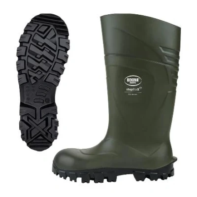 Imagen de Botas de Seguridad y Trabajo para Hombres Mujeres Incl. Puntera Suela Acero Alta Seguridad, Uso agrícola, garantizan una excelente adherencia, Verde, EU 40
