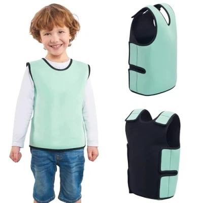 Imagen de ODOXIA Chaleco de compresión infantil Confort con presión profunda para niños TDAH Ropa sensorial autistas Diseño cómodo Camisa Gran sensación seguridad