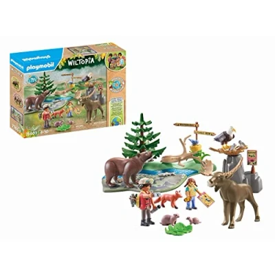 Imagen de PLAYMOBIL Wiltopia 71403 Excursión a los Animales de América, Juguetes sostenibles, Partir 4 años