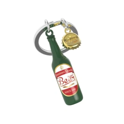 Imagen de O meta[l]morphose METALMORPHOSE Llavero de cerveza para hombre, regalo mujer, verde, talla única, Casual