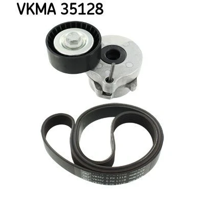 Imagen de SKF VKMA 35128 Juego de correas trapeciales poli V OPEL: Astra H Hatchback, GTC, Corsa D VAUXHALL: COMBO TOUR Mk2