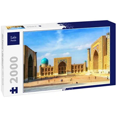 Imagen de Lais Puzzle el Registan, Corazon de la Antigua Ciudad Samarkanda Uzbekistan 2000 Piezas