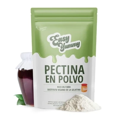 Imagen de Easy Yummy Pectina en Polvo (250 g), para hacer mermelada, Sustituto vegetariano de la gelatin