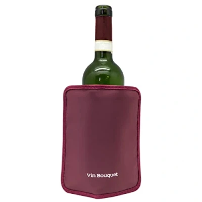 Imagen de Vin Bouquet Funda Enfriadora Autojustable, Color Burdeos, 18.5 x 16 2 cm