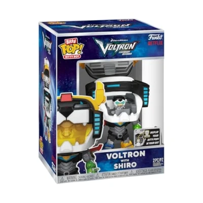 Imagen de Funko Bitty Bots: Voltron: Legendary Defender ¡Voltron con Shiro! ¡Bitty Pop! 0.9 Pulgadas &amp; 4.85 Voltron Clásico Coleccionable Idea de Regalo Expositor