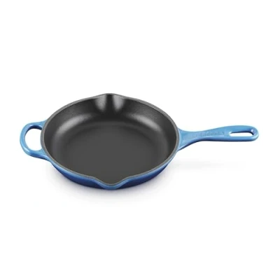 Imagen de Le Creuset Frying Pan Signature Azure ø 20 cm enamelled non stick coating