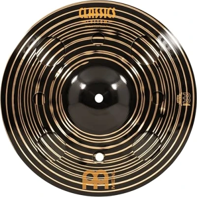 Imagen de Meinl Cymbals Classics Custom Dark Plato Trash Stack de 12 pulgadas (30,48cm) Platillos Batería Bronce B12, Acabado Oscuro (CC 12DASTK)
