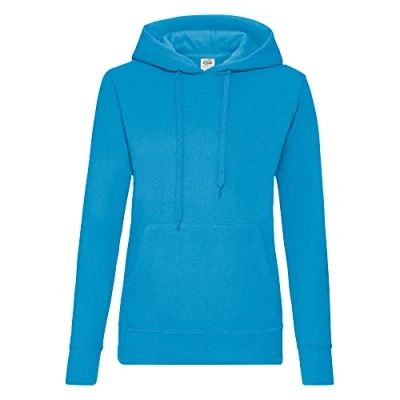 Imagen de Fruit of the Loom Ss068m Sudadera para mujer, Azul (Azure Azul), XS