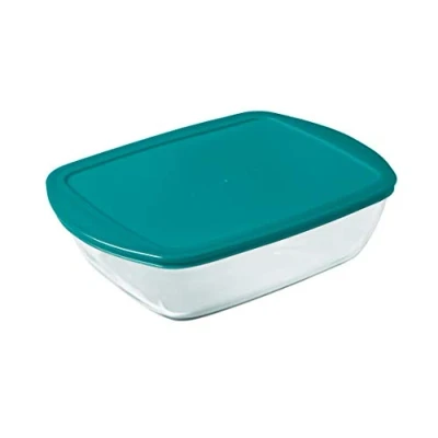 Imagen de Pyrex Oven Dish with lid Cook &amp; Store 28 x 20 8 cm / 2.5 Liter