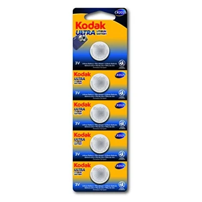Imagen de KODAK Piles Bouton Ultra Lithium CR2025 3V batterie Vendu par Lot de 5
