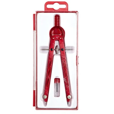 Imagen de Alco Albert 1355 12 Compás con rueda dentada, longitud de 165 mm, rojo