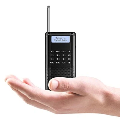 Imagen de Raddy RD23 Radio Portátil Pequeña Digital Dab/Dab+/FM USB Recargable (Negro)