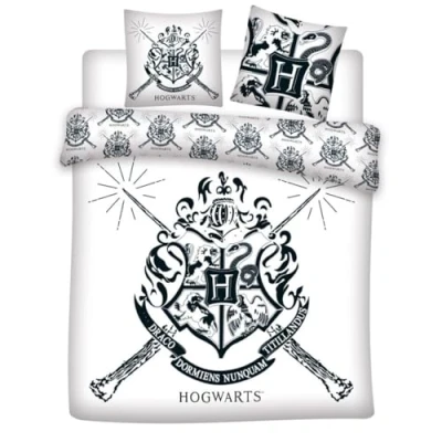 Imagen de Juego de cama Harry Potter para 2 personas, funda nórdica doble 240 x 220 cm y fundas almohada 65 cm, polialgodón