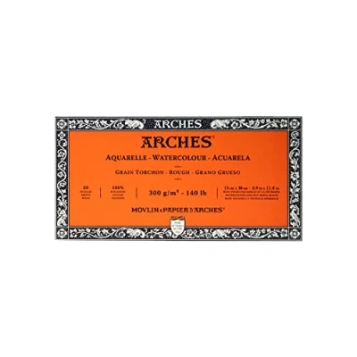 Imagen de Unbekannt Arches 1795082 Bloc para Acuarelas, Madera, Color Blanco, 30 x 15 1 cm