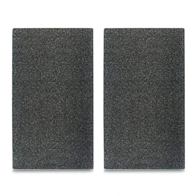Imagen de Zeller 26255 Tablas para Cortar, Vidrio, Gris, 52x30x3 cm, 2 Unidades