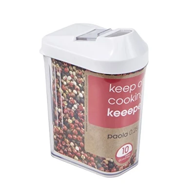 Imagen de keeeper Paola Dispensador de Cereales, PE/San, Blanco, 250 ml