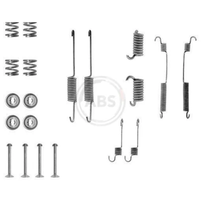 Imagen de A.B.S. 0599Q Juego de accesorios, zapatas freno FORD: ORION 1, ESCORT 4, 2