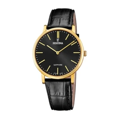 Imagen de Festina Reloj Analógico para Hombres de Cuarzo con Correa en Cuero F20016/3