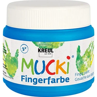 Imagen de KREUL Mucki Pinturas para dedos, color azul