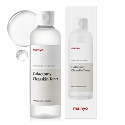 Imagen de Manyo Factory Galactomy Clearskin Toner, 210.0 ml (210 ml), Magno, ma:nyo Skin Care, Loción, Loción Limpiadora, Cuidado Exfoliante, Tonificación, Textura de la piel, LHA/PHA Cosméticos