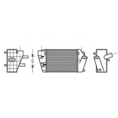 Imagen de Intercooler AVA COOLING AIA4187