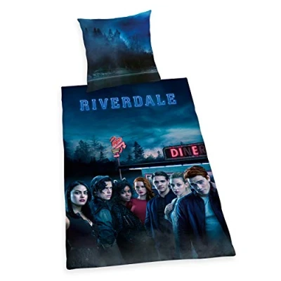 Imagen de Herding Riverdale Juego de Ropa Cama, Funda Almohada (80 x 80 cm, nórdica 135 200 algodón/renforcé, Multicolor