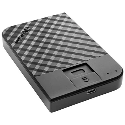 Imagen de Verbatim 53651 HDD 2.5 &quot;2TB USB 3.1 / C, Unidad Externa Segura de Huellas Dactilares, Store &#039;n&#039; Go, Negro