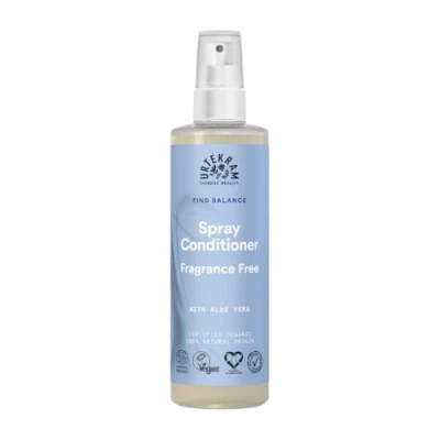 Imagen de Urtekram Acondicionador en aerosol sin fragancia Fórmula BIO orgánica suave 100% ingredientes naturales, extractos calmantes de Aloe Vera, Leave in Conditioner 250ml (pack 1)