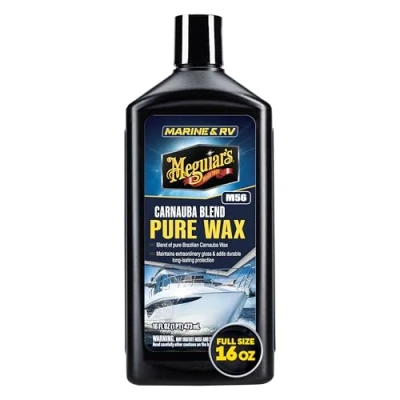 Imagen de Meguiar&#039;s M5616 Marine/RV Pure Wax Carnauba Blend Cera Marina, 473 ml.