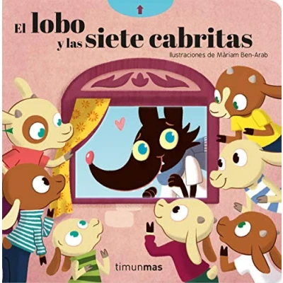 Imagen de El lobo y las siete cabritas. Cuento con mecanismos (Cuentos clásicos mecanismos)
