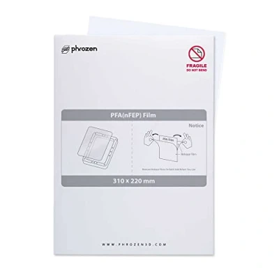 Imagen de Phrozen Película de Liberación PFA para Impresoras 3D Resina nFEP Separadora Impresora LCD Sonic Mighty 8K Duradera, Función Separación Mejorada 1 Pieza (310x220 mm)