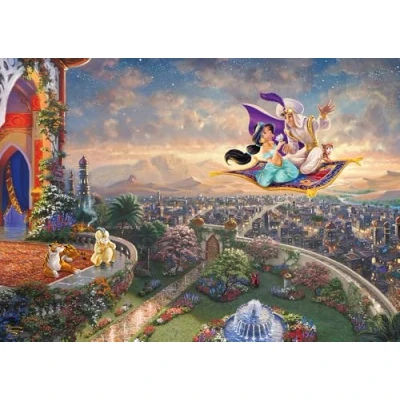 Imagen de Schmidt Spiele Thomas Kinkade Disney Aladdin Puzzle (1000 piezas), Color carbón (CSG59950), Exclusivo en Amazon