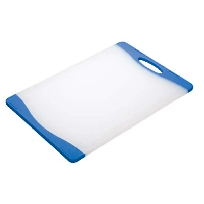 Imagen de KitchenCraft Colourworks Tabla de cortar reversible polietileno, azul, 36,5 x 25 cm