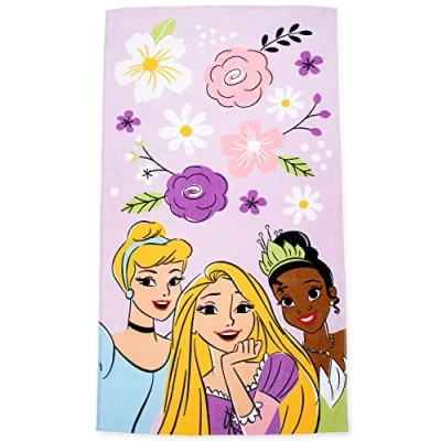 Imagen de Disney Princesas Niñas se Las Flores Toalla de Playa Grande 86cm x 162cm 100% Algodón