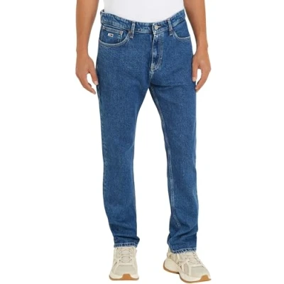 Imagen de Tommy Jeans Ryan RGLR STRGHT CG4139 DM0DM18767 Pantalones de Mezclilla, Denim (Denim Medium), 28W / 30L para Hombre