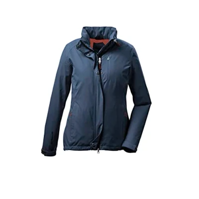 Imagen de killtec Women&#039;s Chaqueta funcional con capucha enrollable, plegable KOS 25 WMN JCKT, dark blue, 42, 38287 000