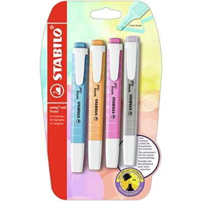 Imagen de Marcador STABILO swing cool Pastel pack con 4 colores
