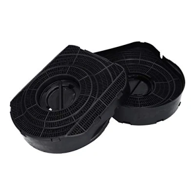 Imagen de 2x filtro de carbón activo para AEG Electrolux 9029793651 Whirlpool Bauknecht 484000008577 DKF42 Tipo 200 campana extractora