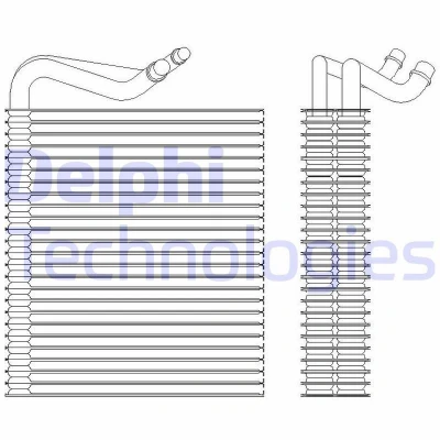 Imagen de DELPHI TSP0525202 Evaporador sin válvula de expansión
