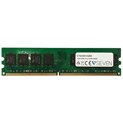 Imagen de V7 V764001GBD 1GB DDR2 PC2 6400 800Mhz DIMM Desktop módulo de memoria V764001GBD, Verde