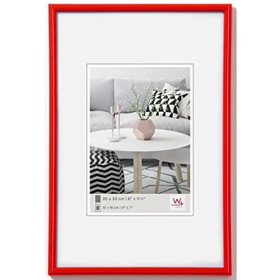 Imagen de marco de fotos walther design rojo 10 x 15 cm plástico Galeria KR015H