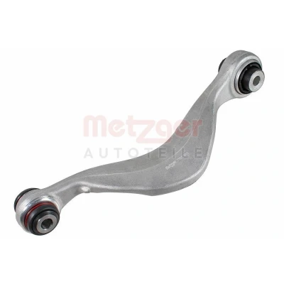 Imagen de METZGER 58166304 Barra oscilante, suspensión de ruedas con apoyo caucho Eje trasero, derecha, arriba, centro Brazo oscilante transversal