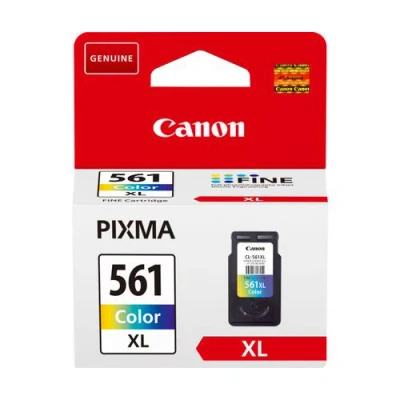 Imagen de Cartucho de tinta Canon CL 561XL Tricolor (3713C001), Hasta 300 páginas, Cian, magenta, amarillo
