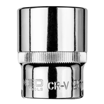 Imagen de NEO TOOLS 08 426 Piezas insertables de llave cubo 1/2in 26 mm Acero cromo vanadio hexagonal