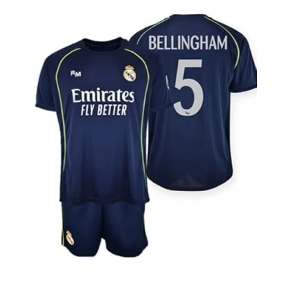 Imagen de Real Madrid Conjunto Infantil 2a equipación 25 26 Réplica Oficial Bellingham