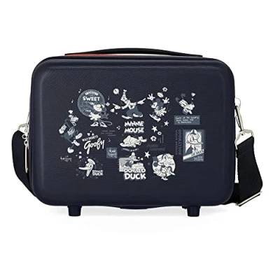 Imagen de Disney 100 Special Shine Mickey Comic Neceser Adaptable Azul 29x21x15 cms Rígido ABS 9,14L 0,8 kgs