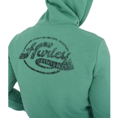 Imagen de Hurley M Hobby Capucha con Cremallera Sudadera, Verde, L para Hombre